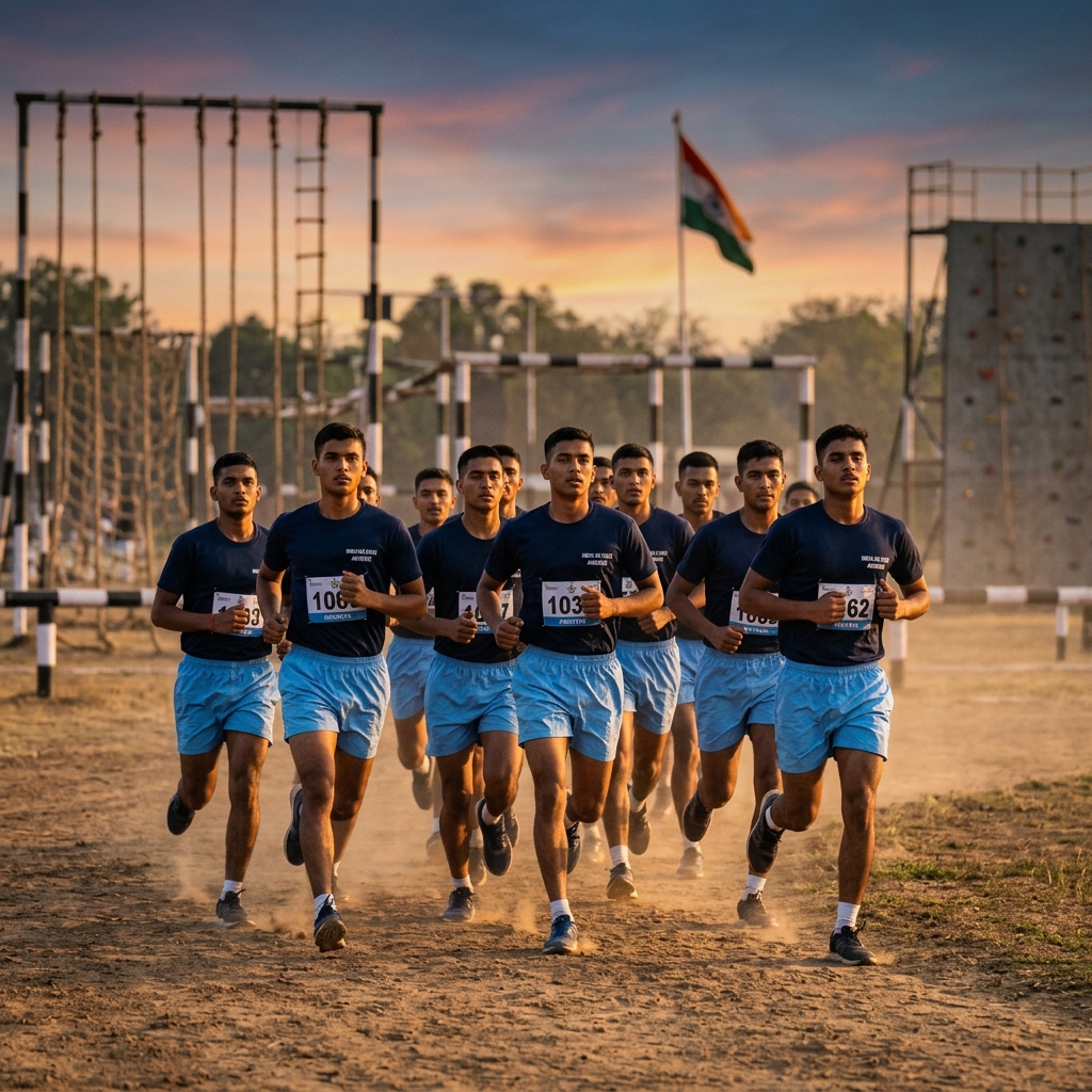 Agniveervayu Physical Fitness Test Sunrise Training